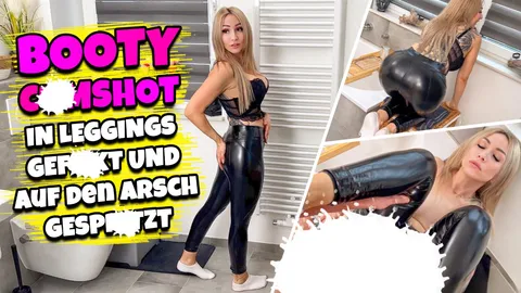 BOOTY C*****T - In Leggings gef**kt und auf den A***h gespritzt!