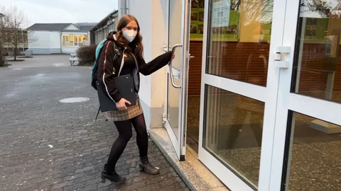 Fucked at school! I hope nobody saw us...