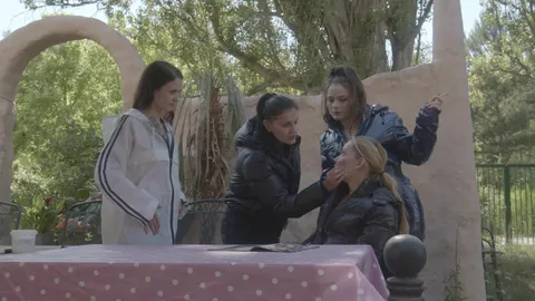 Fucked by the down-jacket girl gang