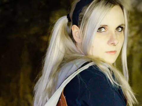 Hot babydoll cosplay outdoor shooting