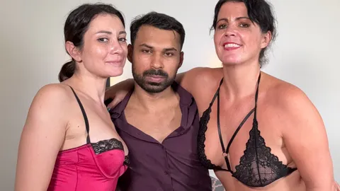 Dreier: Zwei MILFs, ein S*****z – Valentina wacht auf und schließt sich Montsee an, um gef**kt zu werden