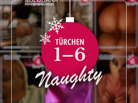 Türchen 1-6 meines Naughty-Abo-Adventskalenders
