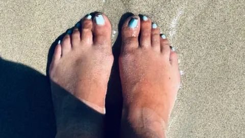 Füße im Sand