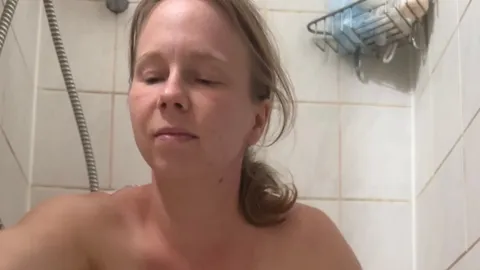 Fingered in the shower