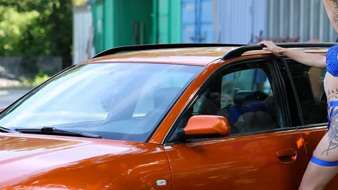 Car shooting Audi S6