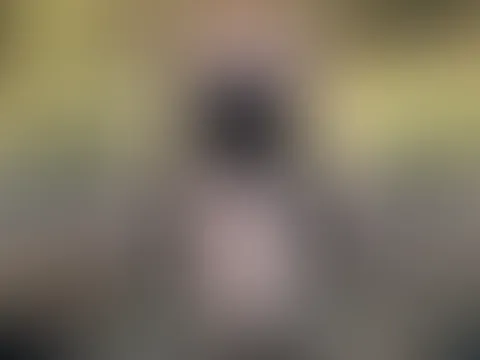 Heiß auf einer Bank im Wald