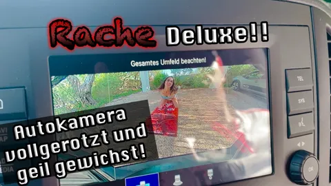 Revenge Deluxe!! Dashcam covered in spleen and a proper wank!