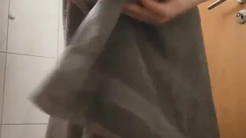 Will you dry me off? And pull on my plug?