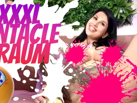 XXXL TENTACLE TRAUM! Hält mein zartes Fötzchen das aus?
