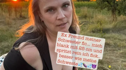 🔥 Der Ex meiner Schwester 😈 25 cm blank geschwängert?