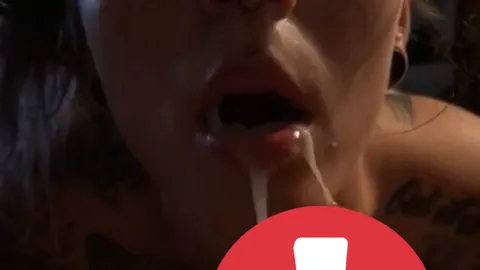 A HUGE LOAD IN THE MOUTH