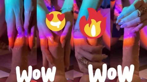 4 minutes of heavenly handjob pleasure!