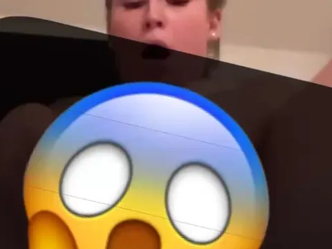 I’m fucking myself with a really massive XXL BLACK COCK that looks like a giant hand, plus I’m shoving my pink dildo into my p***y and rubbing oil all over my body.