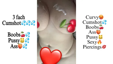 C*****t💦🥵 3 fach abgespritzt🍒🍑🐱💦