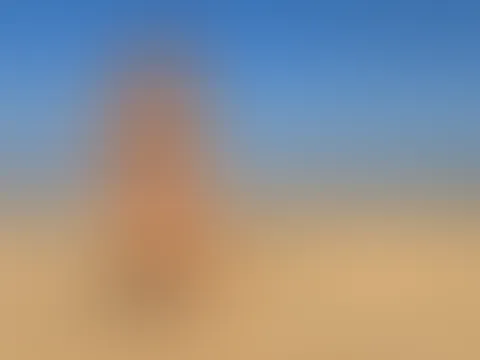 Geiler Wüstenspaziergang durch die aufgehende Sonne