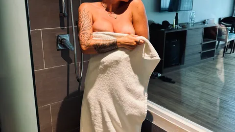 After my shower, I felt the urge
