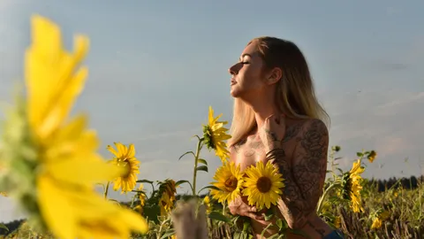 My lovely sunflower photo shoot