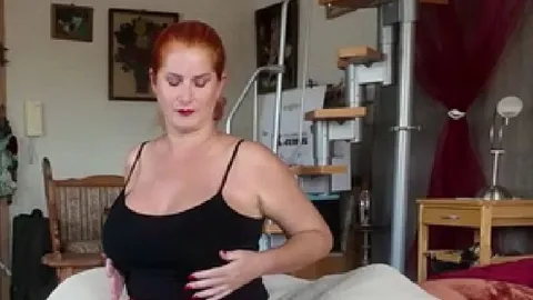 I'm squeezing my big tits for you – in slow motion