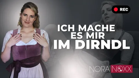 Vom Volksfest geil geworden – ich mach es mir im Dirndl!