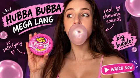 Bubblegum fetish - Chewing Gum 💥👅👄