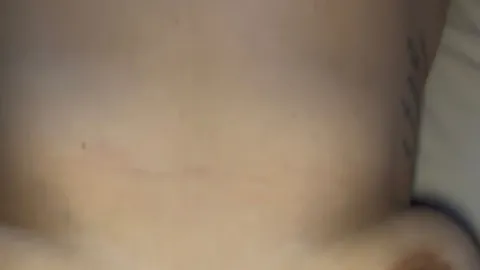 A user is shoving his cock far too deep into my mouth