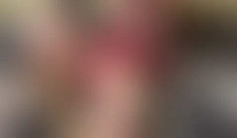 Sahne schön im Gesicht