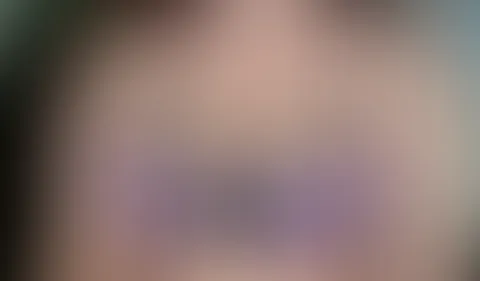 Black & Purple Bra Close-Up 👀💜 | Elegant & Teasing
