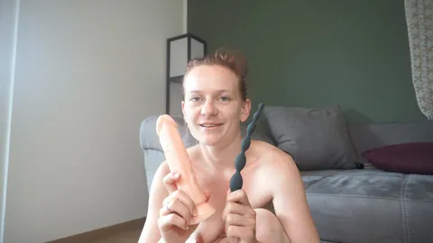 UNCUT 2-hole experiment leads to orgasm!