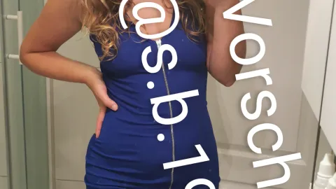 Blue dress with a zip 😍