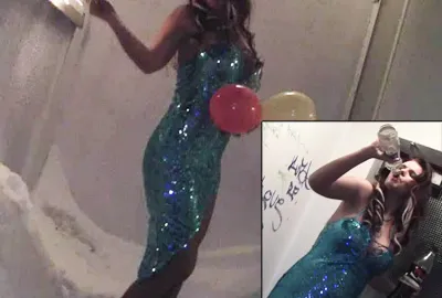New Year’s Eve slut fucked whilst drunk at the party