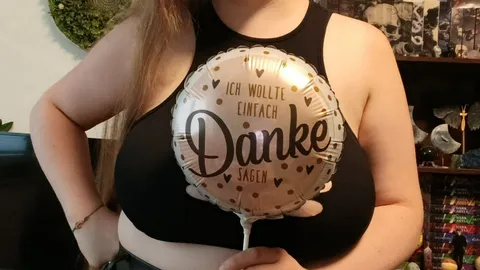Honey und der Luftballon🎈| Dankeschön 1K Follower💋| Dessou & Nackt