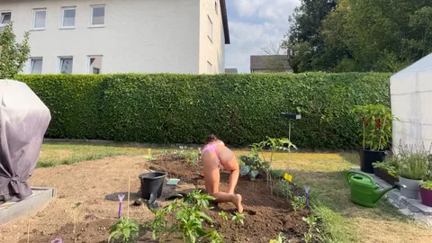 Chilling out in the garden