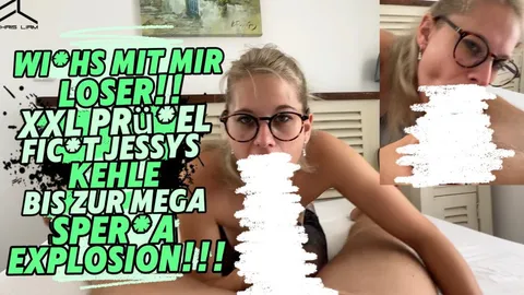 COME ON, YOU LOSER! JESSY MAKES THE XXL BEATING EXPLODE