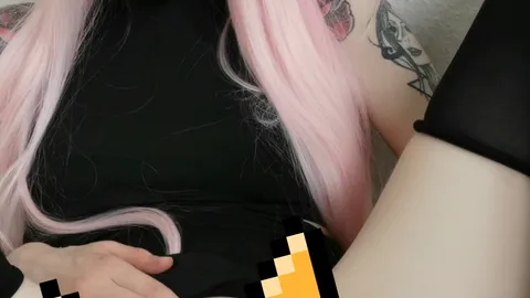 Elf girl dildo f**k