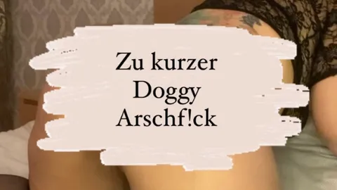(Too) short doggy-style a**l s*x