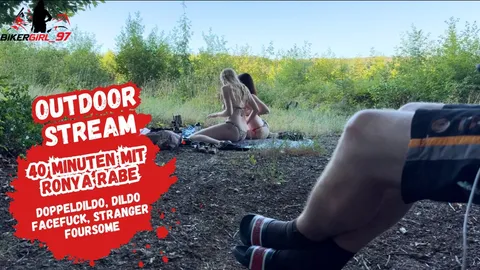 XXL Double C*****t! Perverse Spanner beobachten uns am See beim Streaming! Und dann eskaliert es! 2 Besamte P***ys!