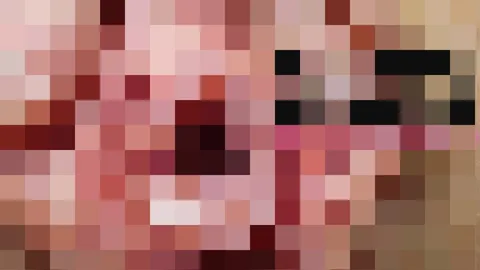 Extreme Nahaufnahme: Fingern der M****i