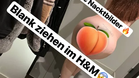 Public nude photos at H&M😱🔥