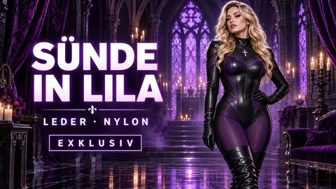 Sünde in Lila – Leder & Nylon 💜